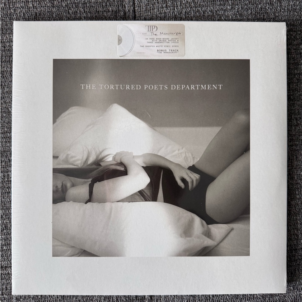 The Tortured Poets Department Vinyl Record - Black and White